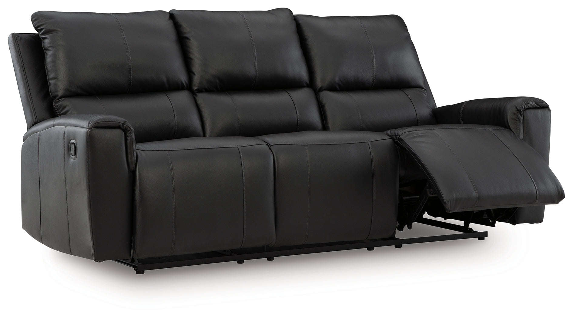 Glossmore Black Reclining Sofa