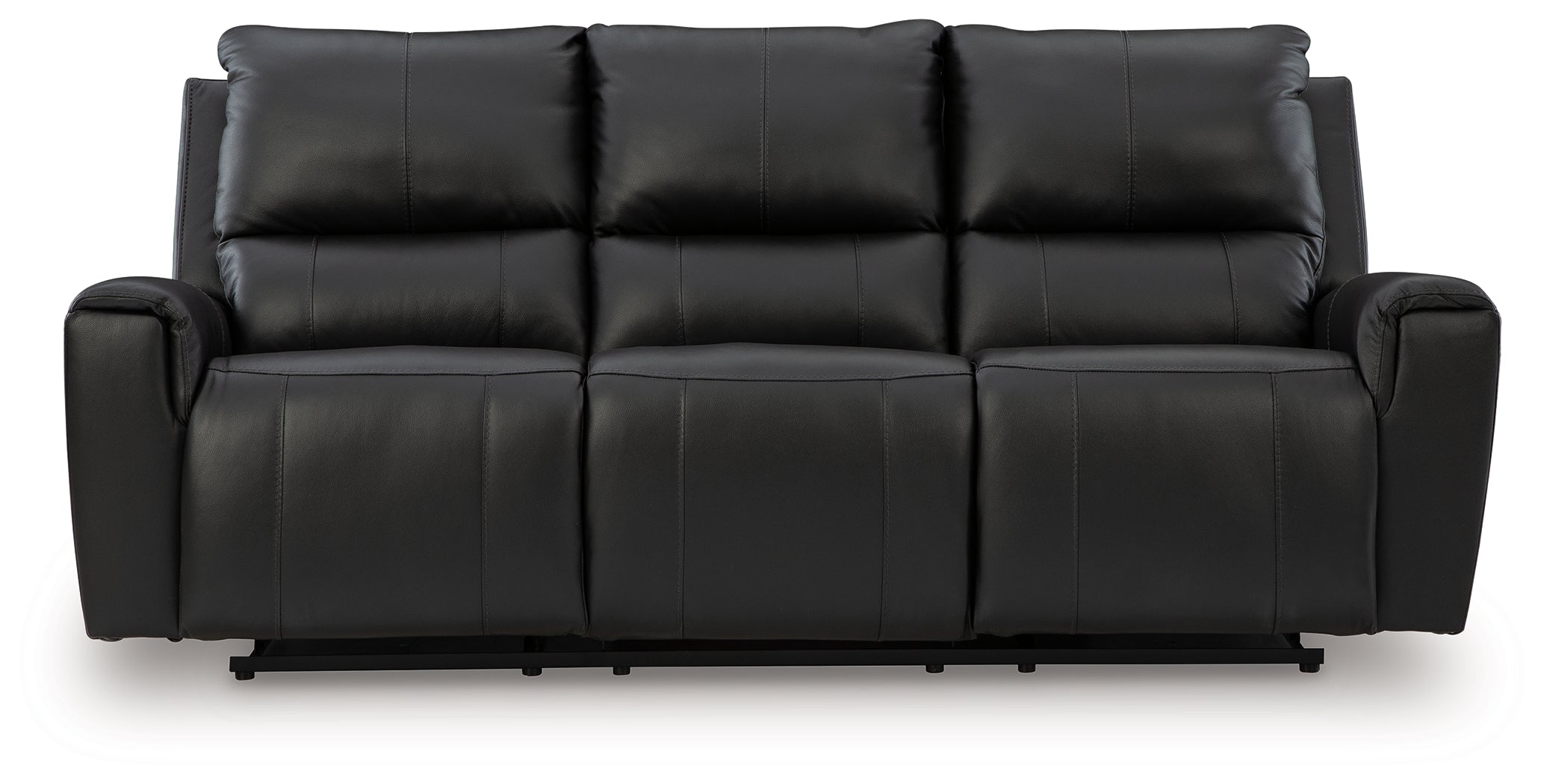 Glossmore Black Reclining Sofa