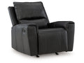 Glossmore Black Rocker Recliner