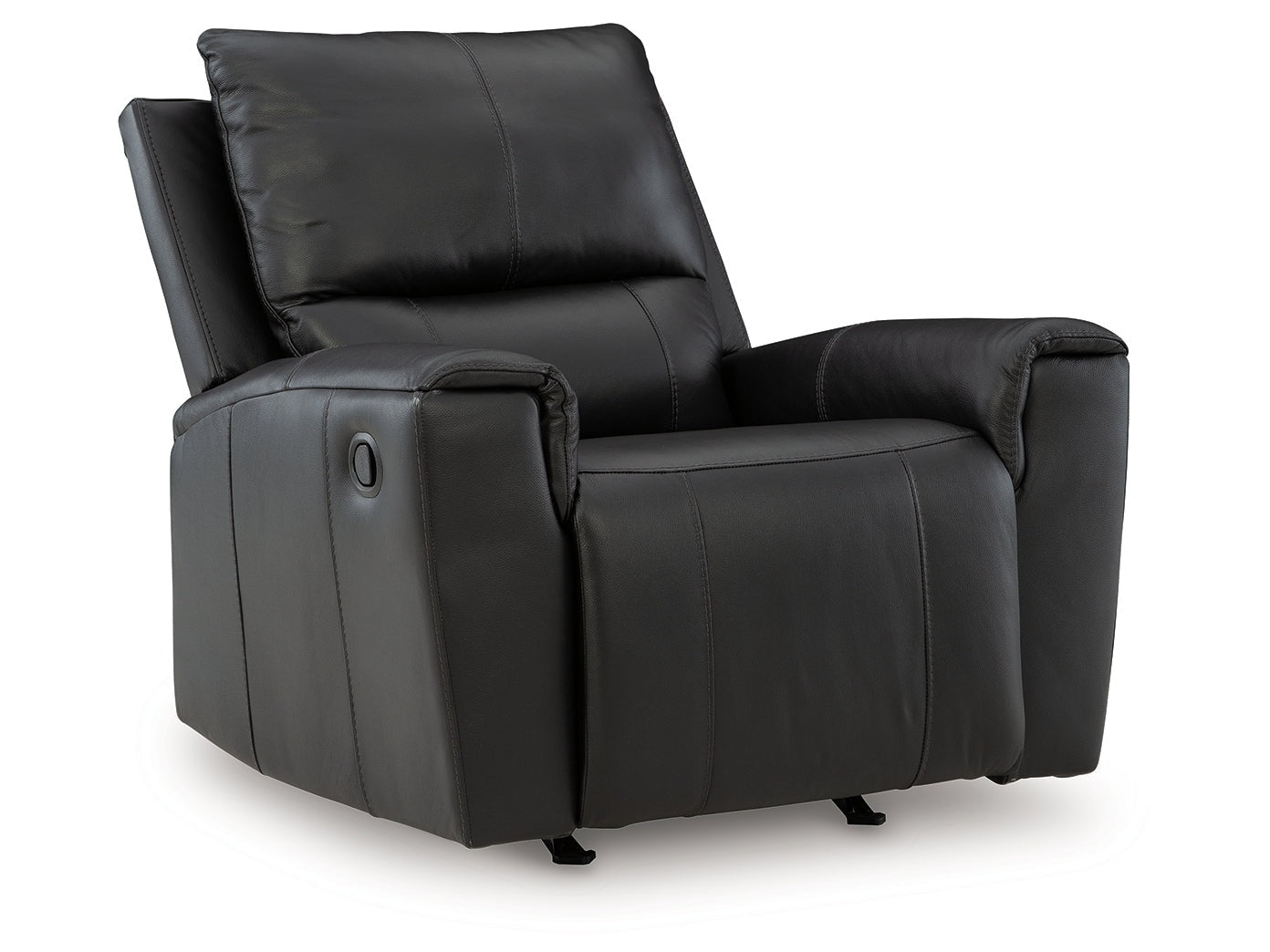 Glossmore Black Rocker Recliner