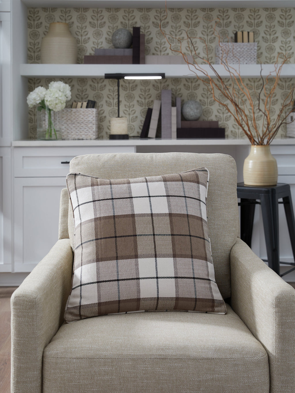 Godricton Brown/Black/Cream Pillow