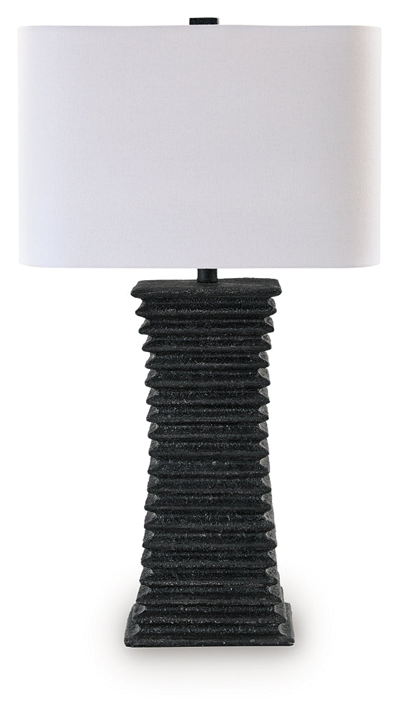Golzar Black Table Lamp