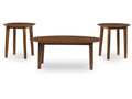 Gordonay Brown Occasional Table Set (Set of 3)
