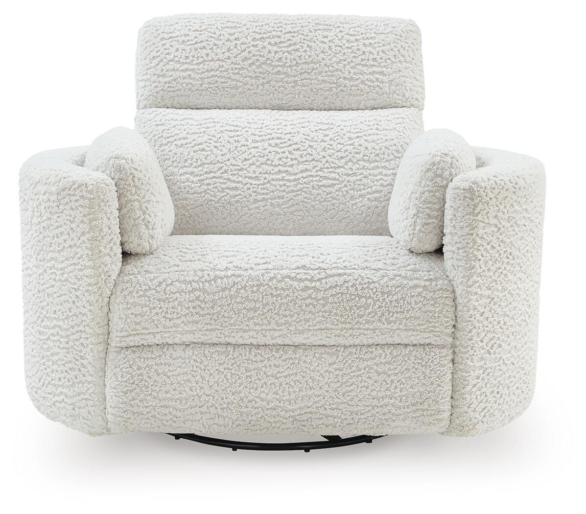 Gosaldo Silver Swivel Power Glider Recliner