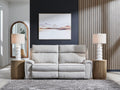 Grafton Pike Pearl/Ash 2-Piece Dual Power Reclining Modular Loveseat