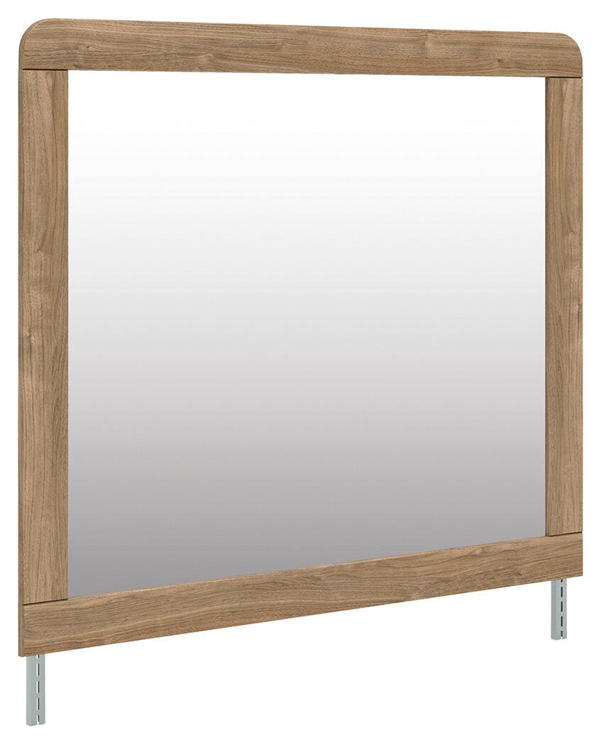 Gramburg Warm Natural Brown Bedroom Mirror