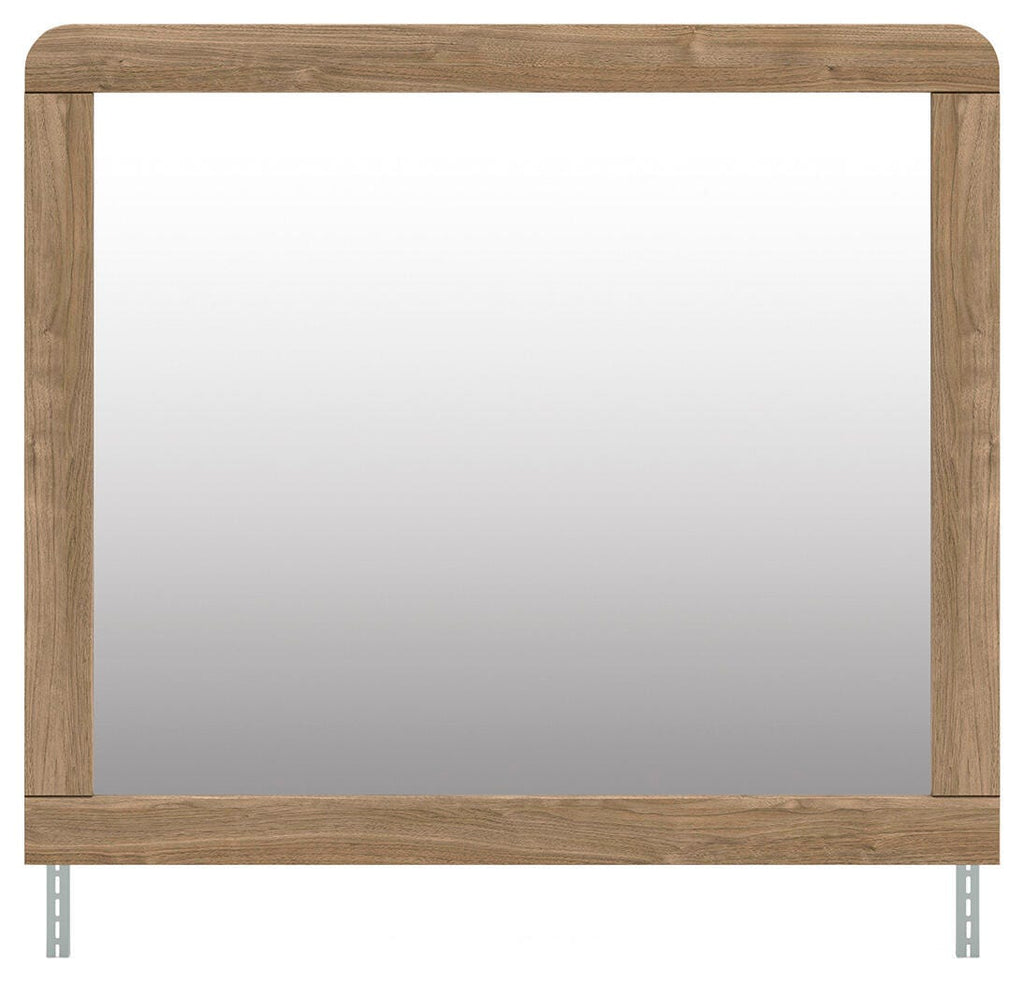 Gramburg Warm Natural Brown Bedroom Mirror