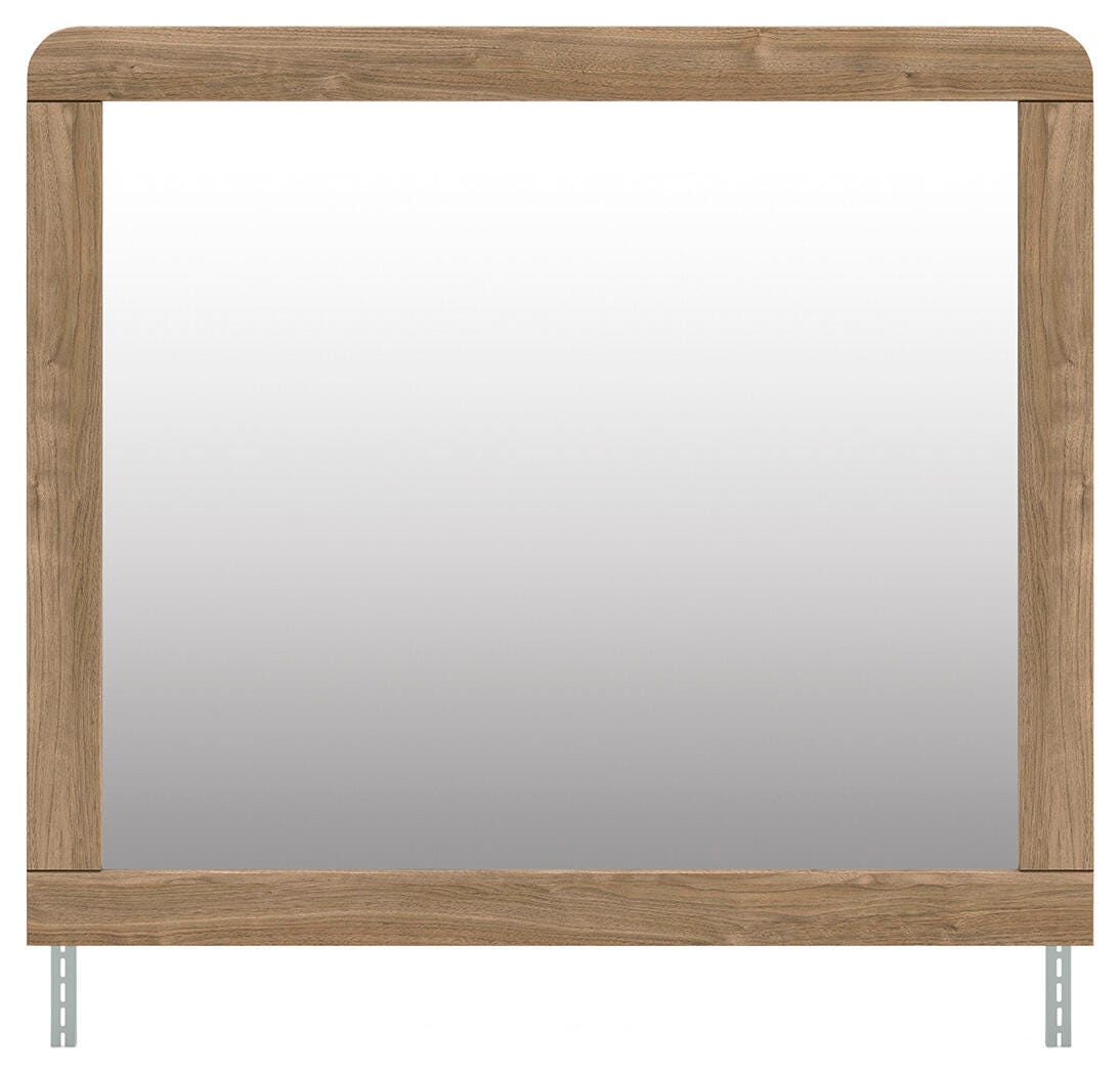 Gramburg Warm Natural Brown Bedroom Mirror