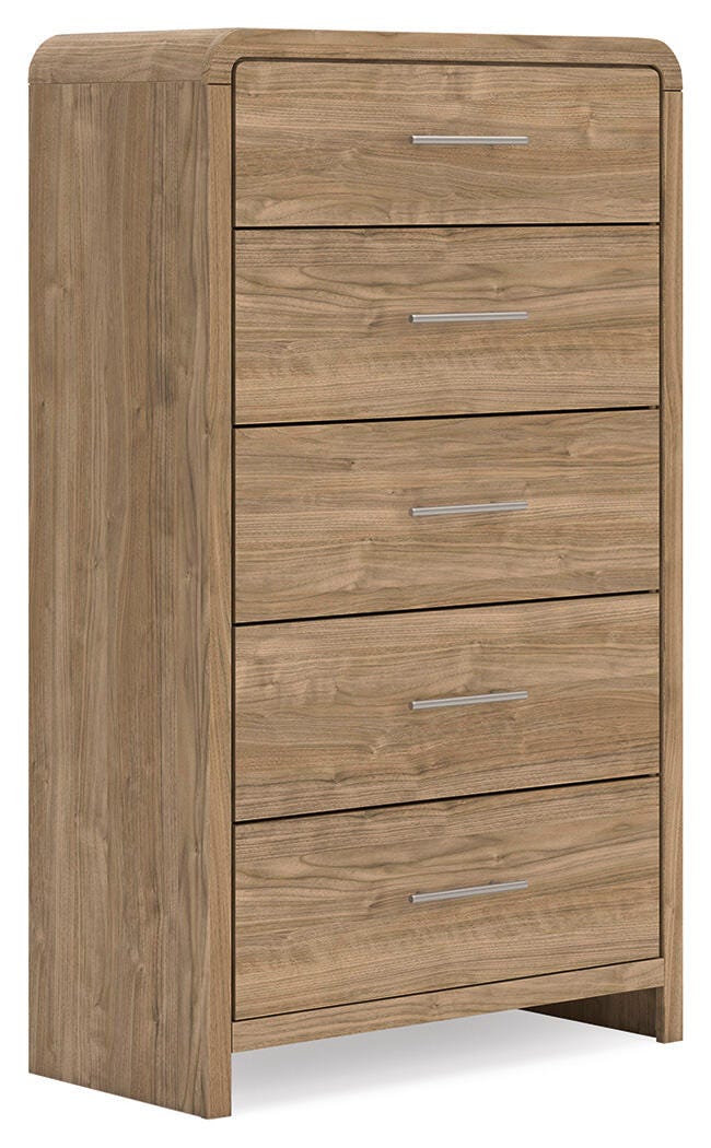 Gramburg Warm Natural Brown Chest of Drawers