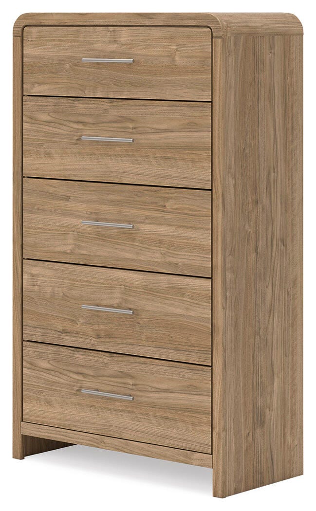 Gramburg Warm Natural Brown Chest of Drawers