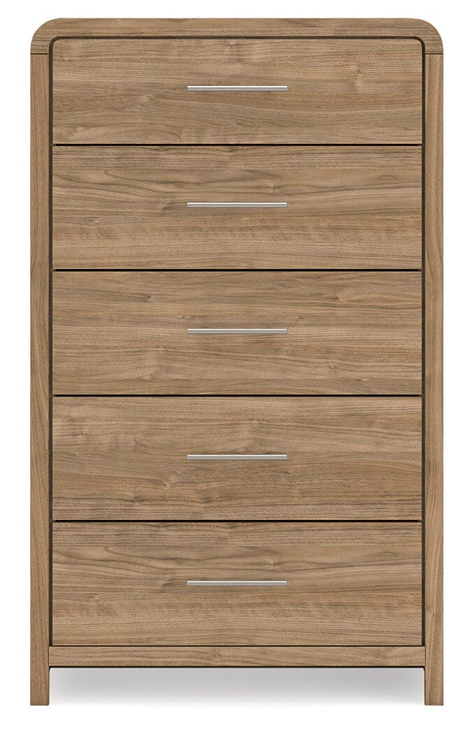 Gramburg Warm Natural Brown Chest of Drawers