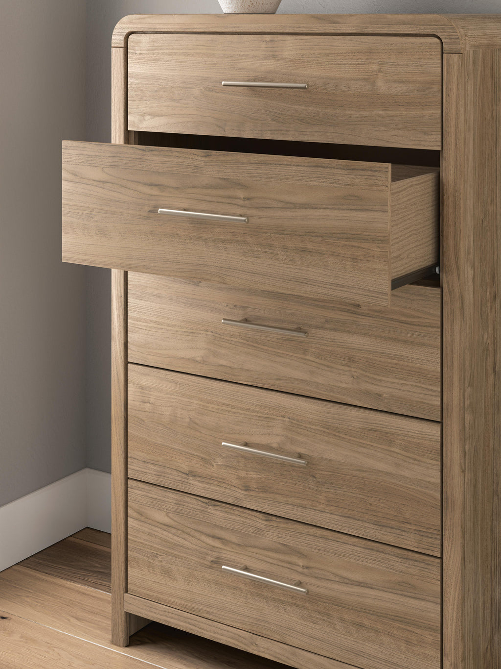 Gramburg Warm Natural Brown Chest of Drawers