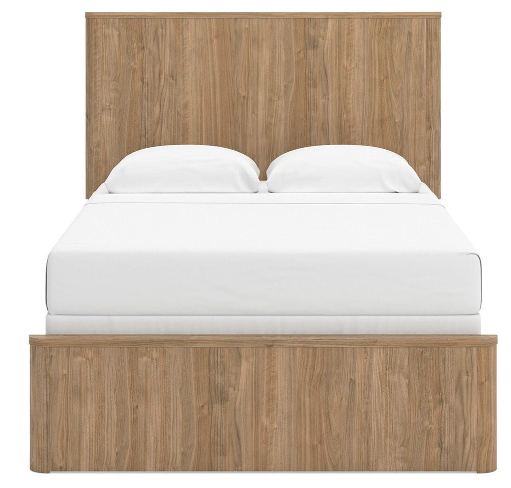 Gramburg Warm Natural Brown Full Panel Bed