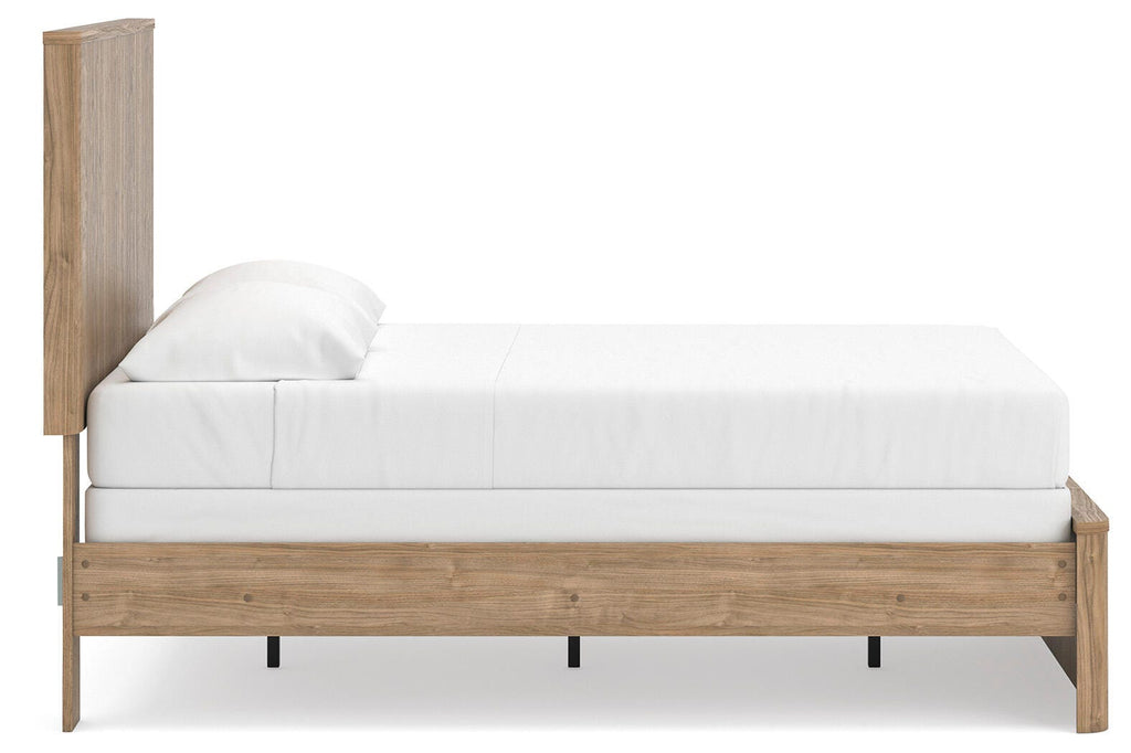 Gramburg Warm Natural Brown Full Panel Bed