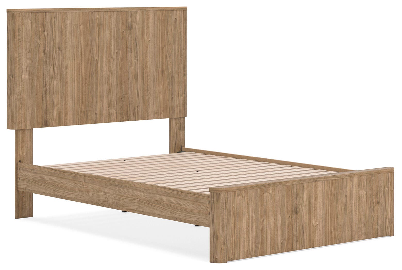 Gramburg Warm Natural Brown Full Panel Platform Bed
