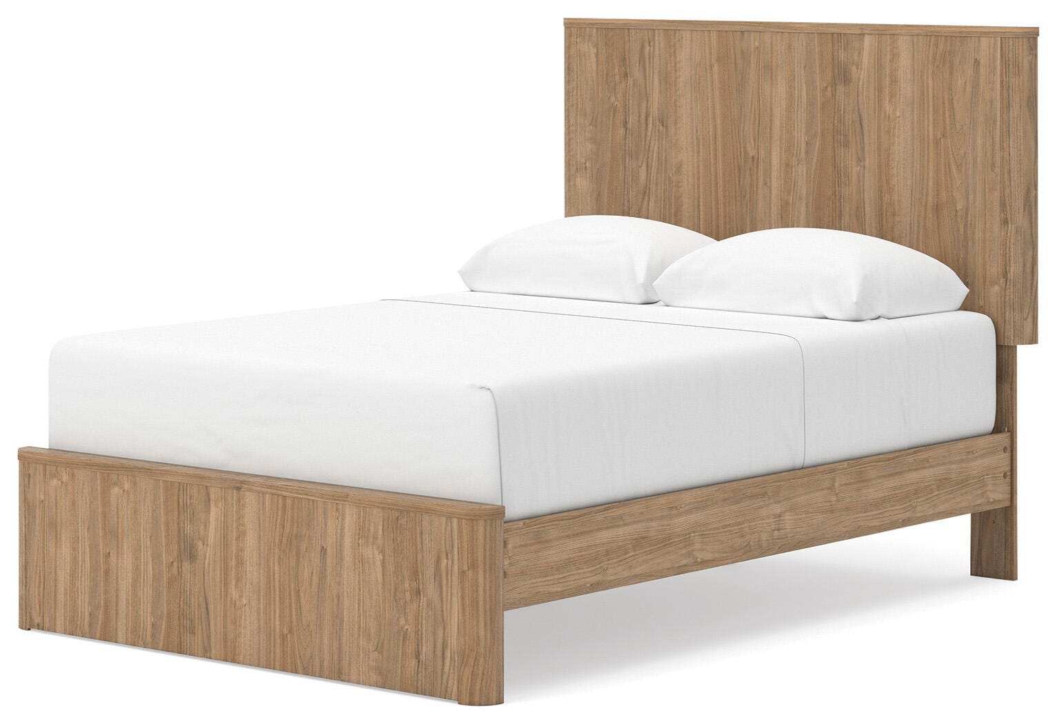 Gramburg Warm Natural Brown Full Panel Platform Bed