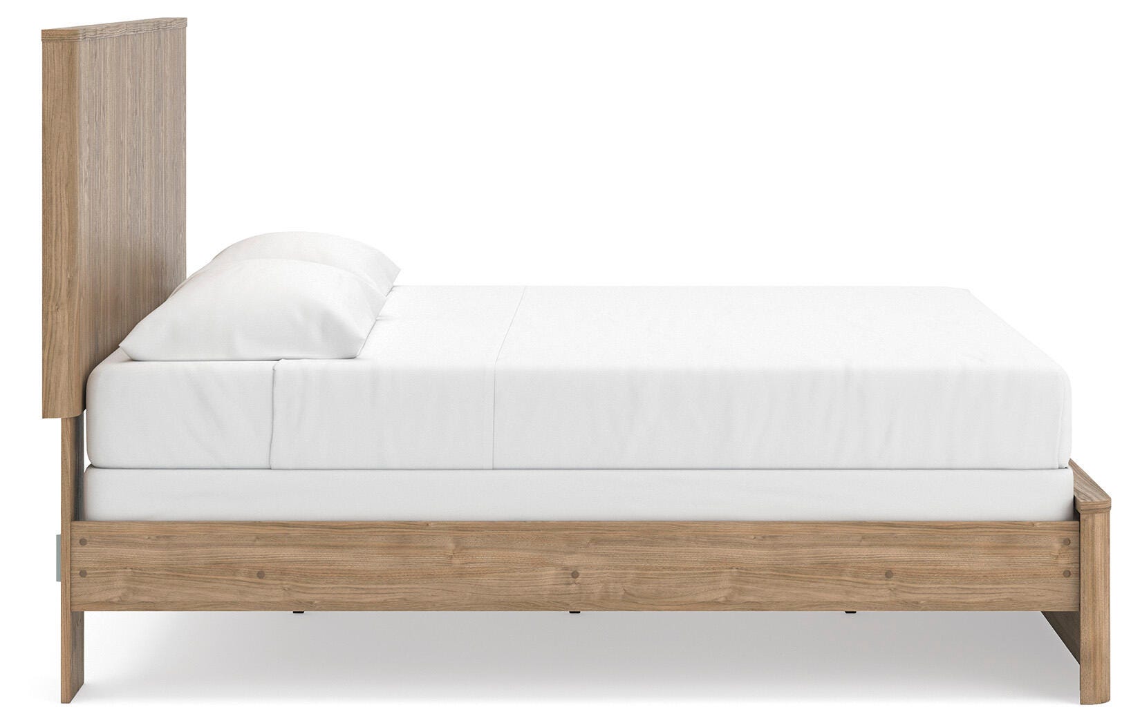 Gramburg Warm Natural Brown King Panel Bed