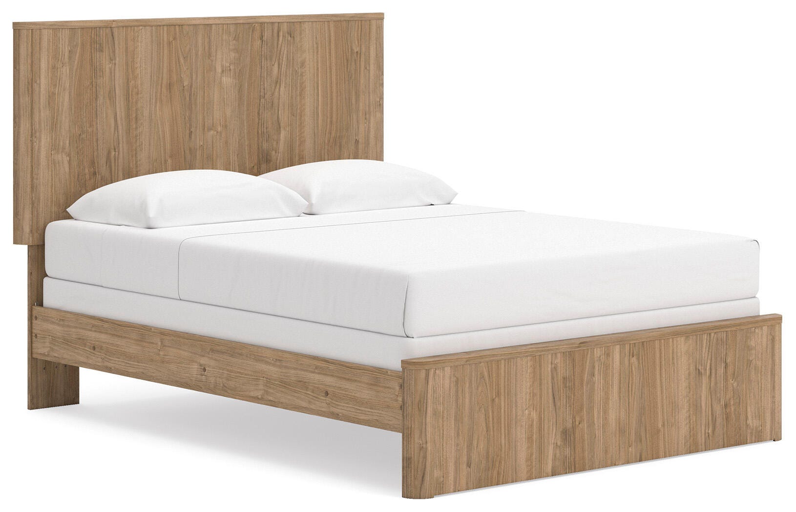 Gramburg Warm Natural Brown Queen Panel Bed