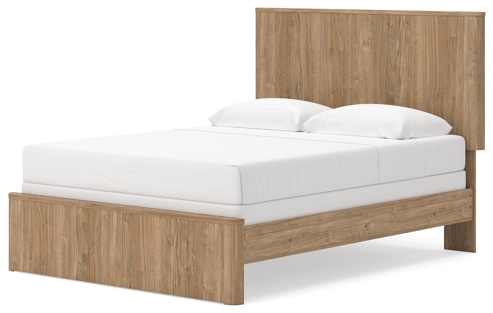 Gramburg Warm Natural Brown Queen Panel Bed