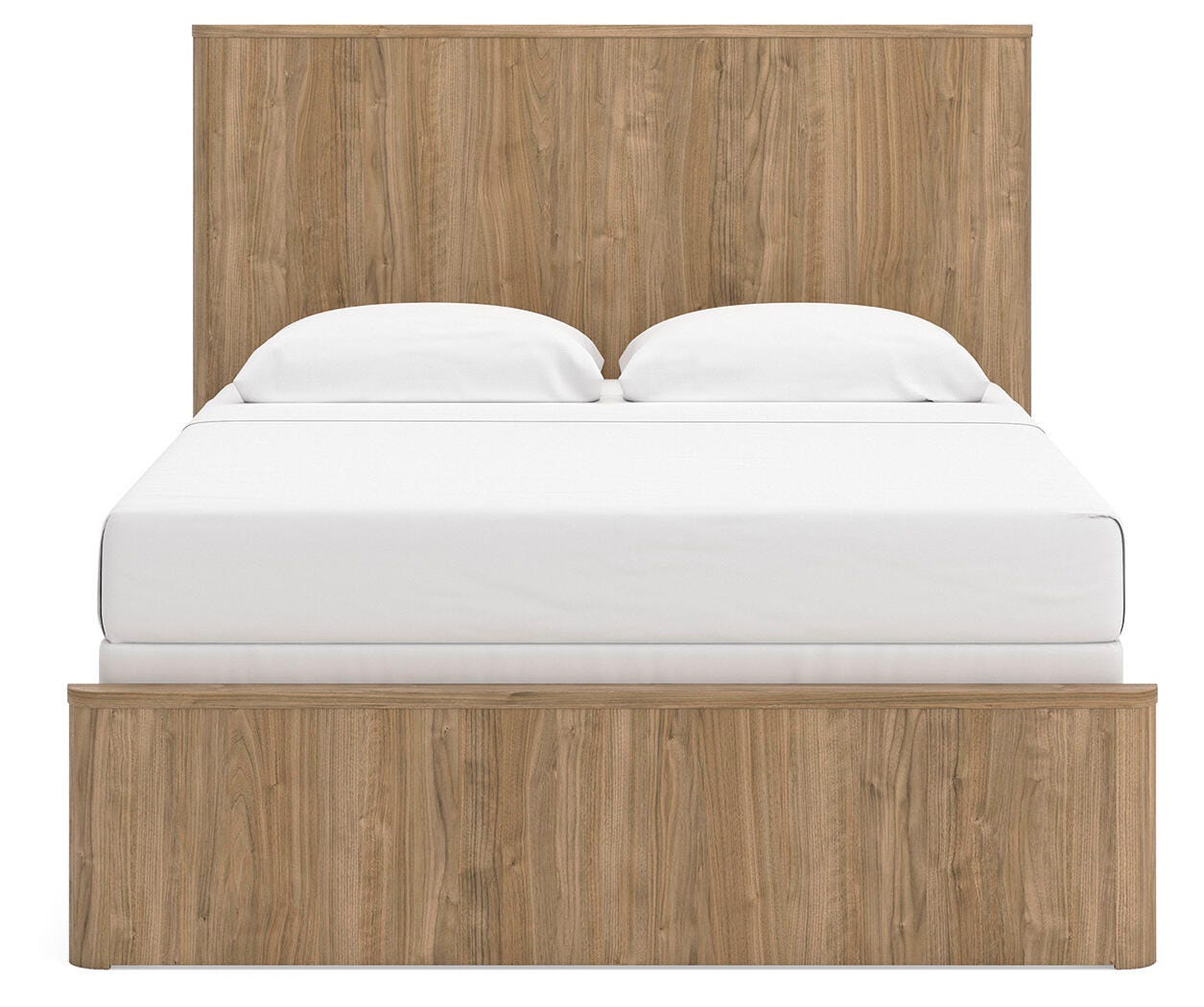 Gramburg Warm Natural Brown Queen Panel Bed