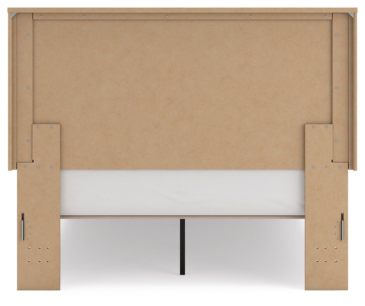 Gramburg Warm Natural Brown Queen Panel Platform Bed