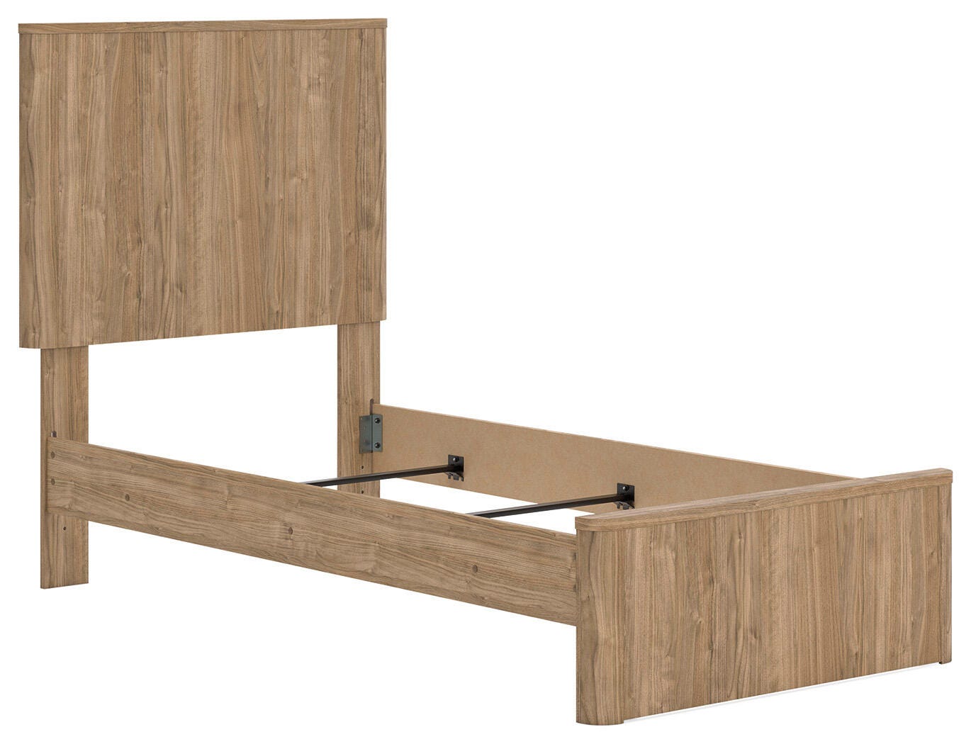 Gramburg Warm Natural Brown Twin Panel Bed