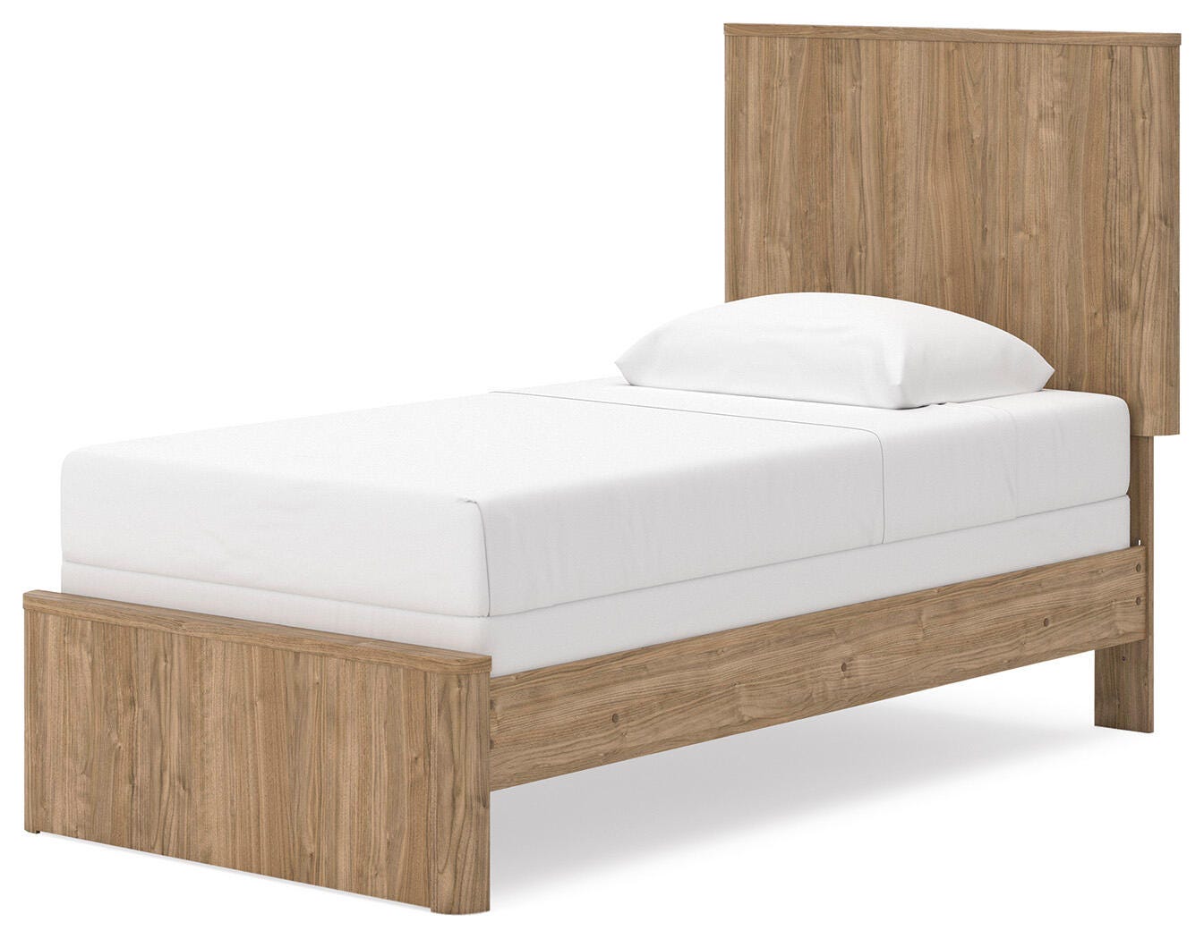 Gramburg Warm Natural Brown Twin Panel Bed