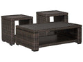 Grasson Lane Outdoor Occasional Table Set / 3pc