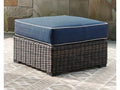 Grasson Lane Outdoor Ottoman w/ Cushion