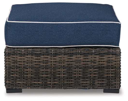 Grasson Lane Outdoor Ottoman w/ Cushion