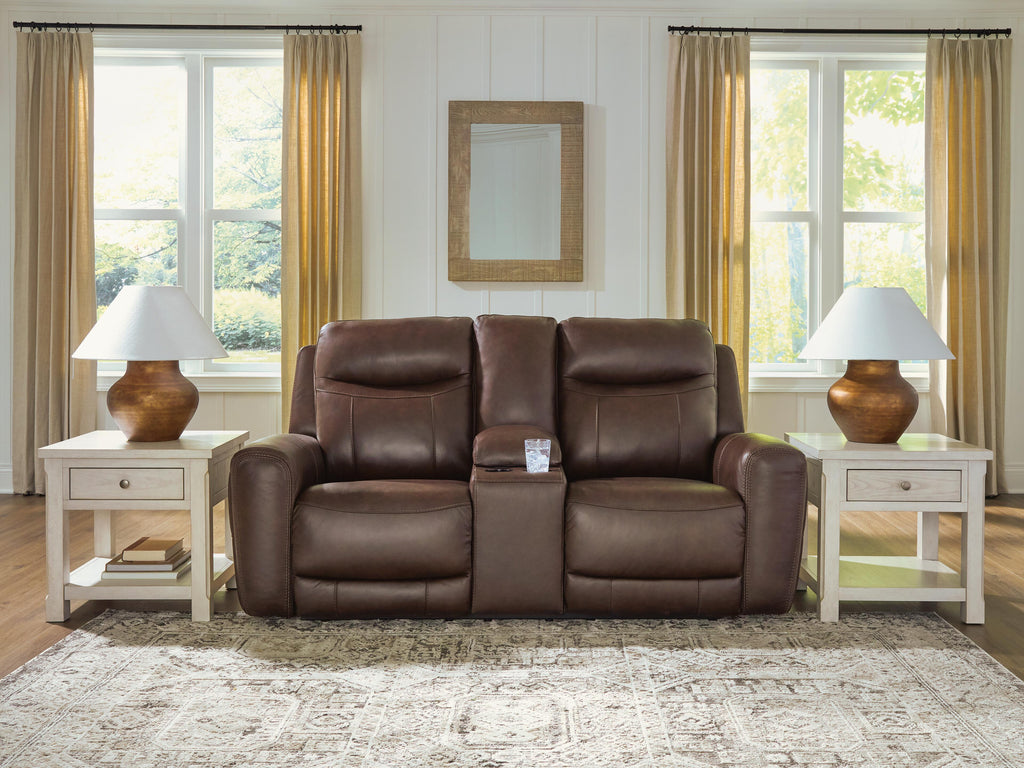 Gravier Cordova Power Reclining Loveseat with Console