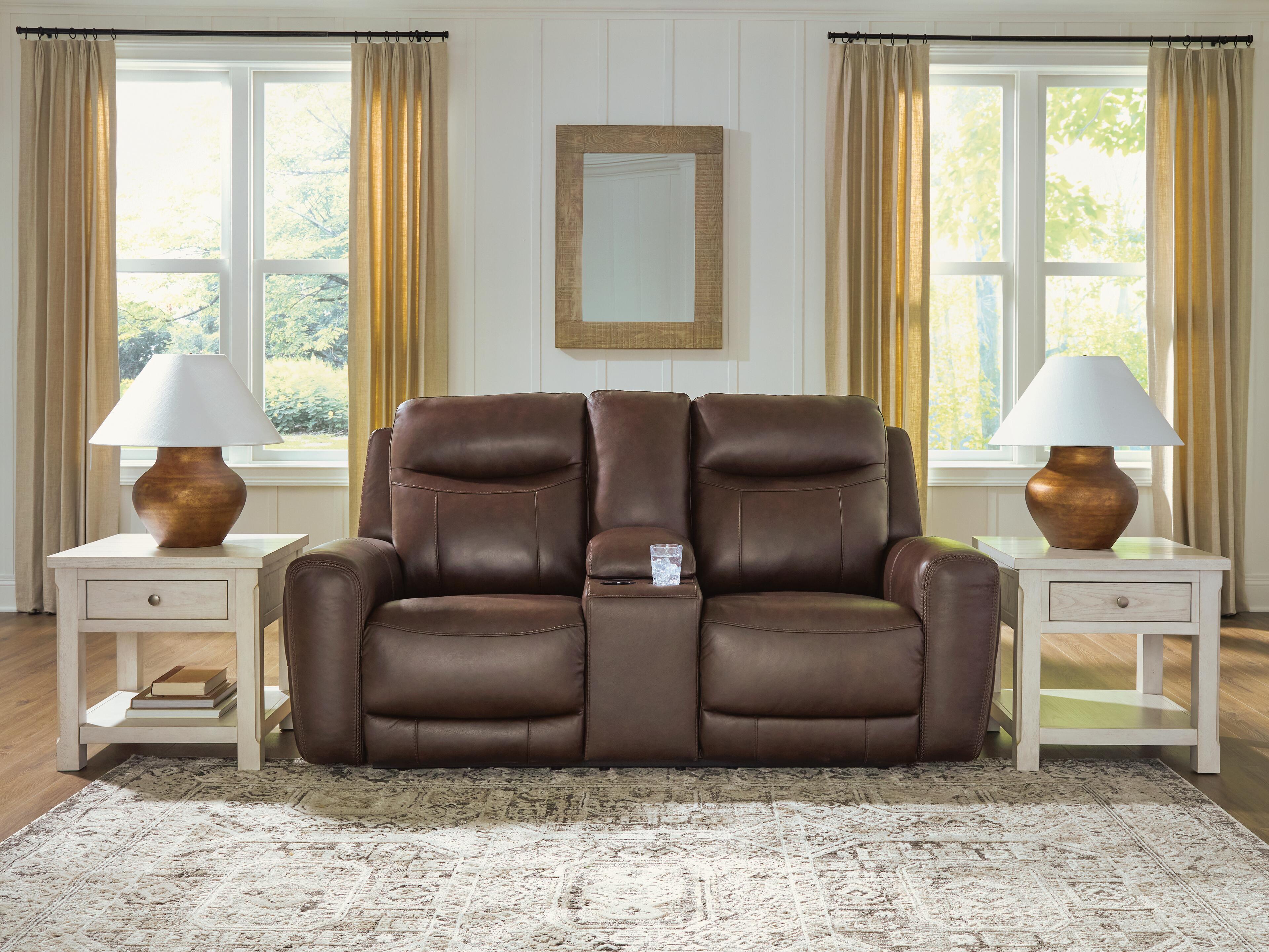 Gravier Cordova Power Reclining Loveseat with Console