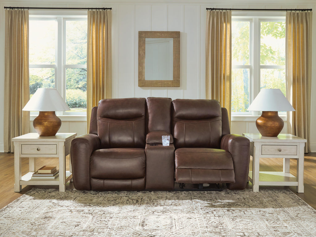 Gravier Cordova Power Reclining Loveseat with Console
