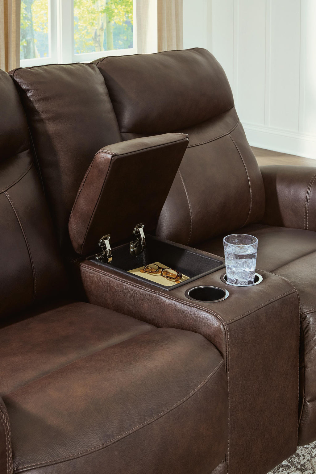 Gravier Cordova Power Reclining Loveseat with Console