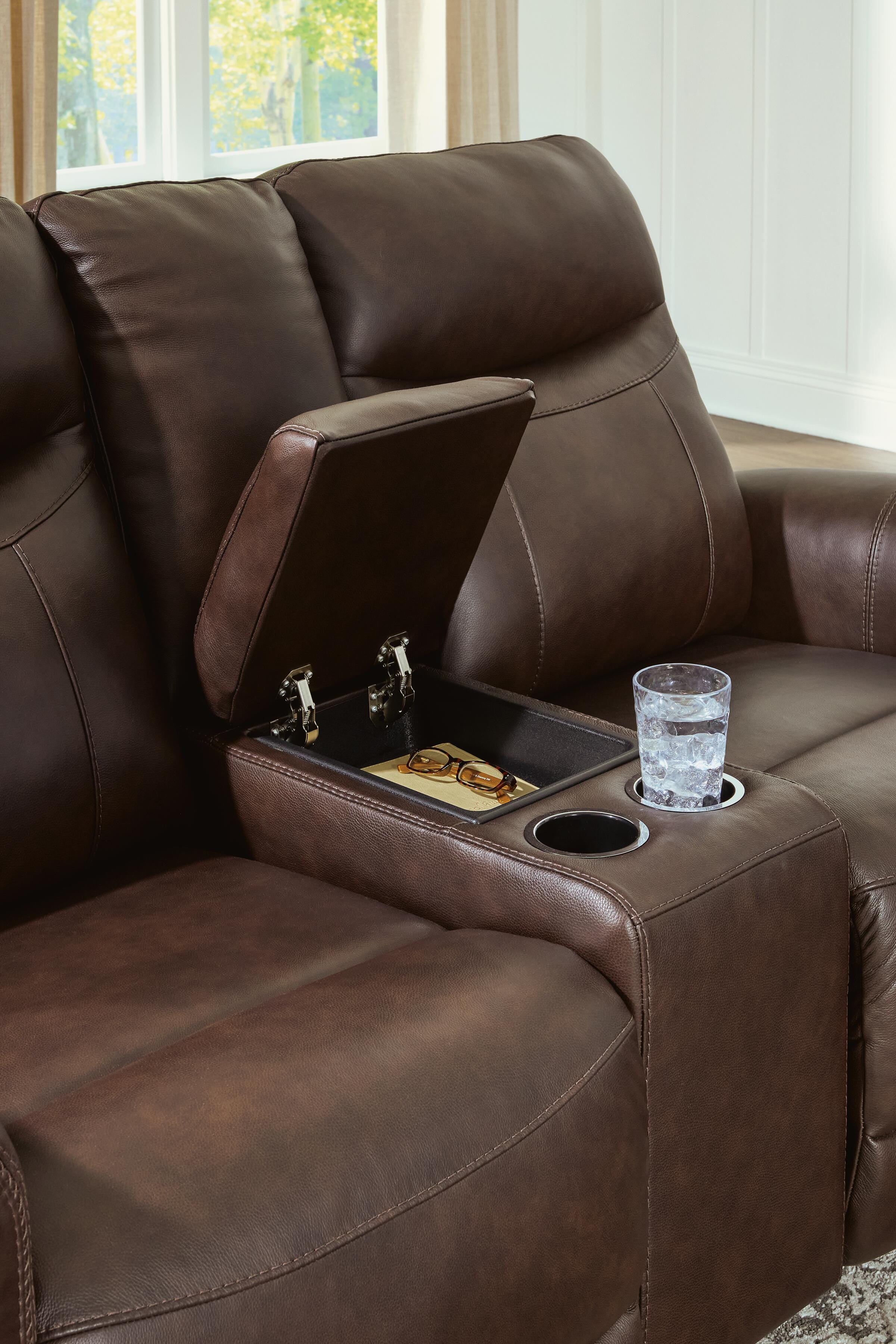Gravier Cordova Power Reclining Loveseat with Console