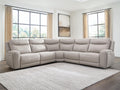 Gravier Gray 5-Piece Power Reclining Sectional