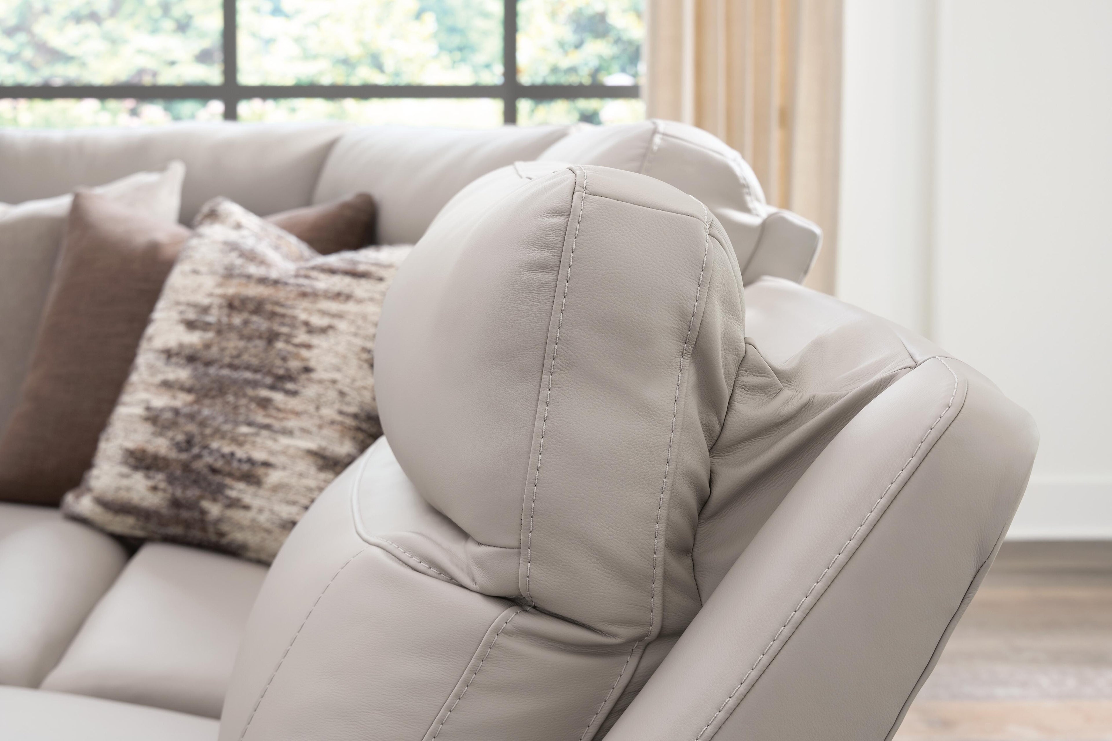 Gravier Gray 5-Piece Power Reclining Sectional