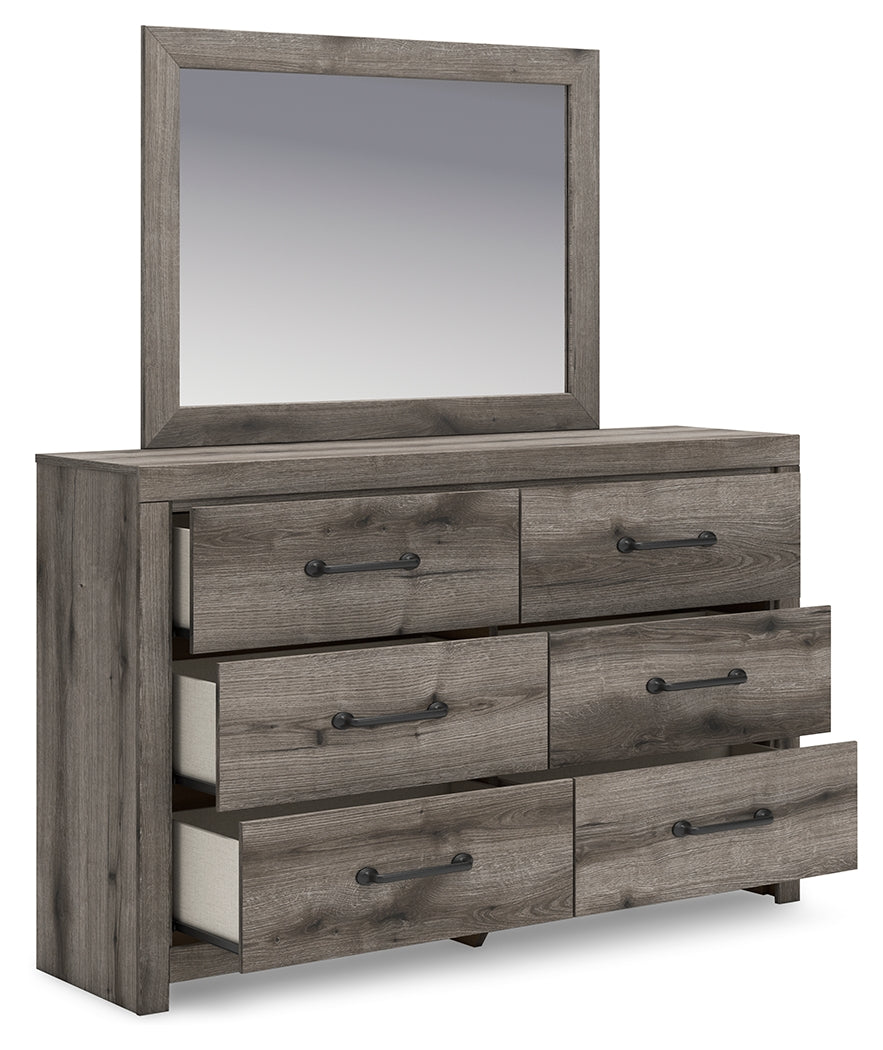 Graystorm Brown Gray Dresser & Mirror