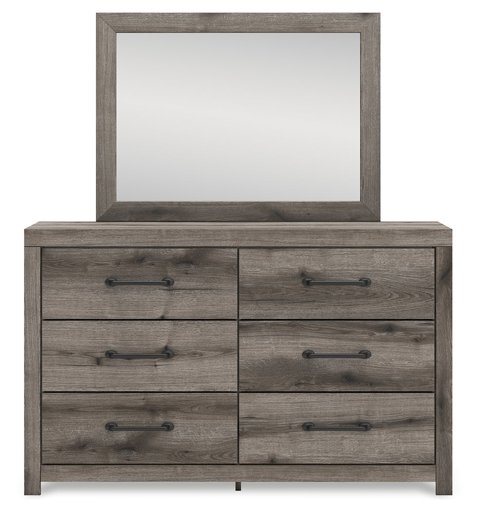 Graystorm Brown Gray Dresser & Mirror