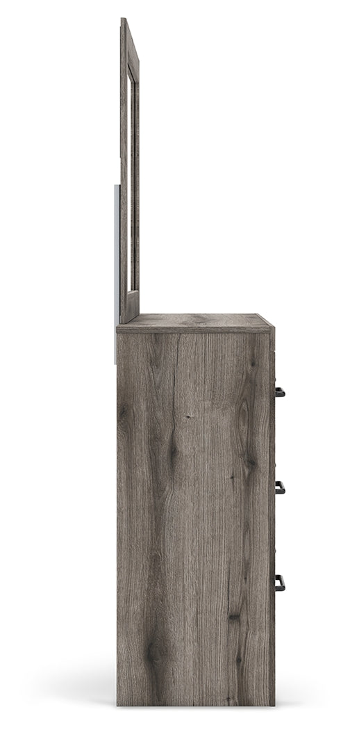 Graystorm Brown Gray Dresser & Mirror