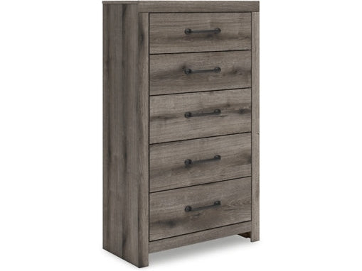 Graystorm Brown Gray Five Drawer Chest