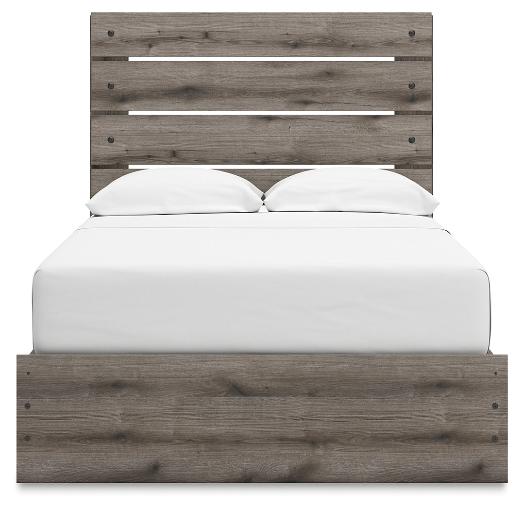 Graystorm Brown Gray Full Panel Youth Bed w/Storage