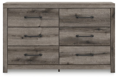 Graystorm Brown Gray Six Drawer Dresser