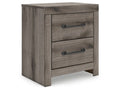 Graystorm Brown Gray Two Drawer Nightstand