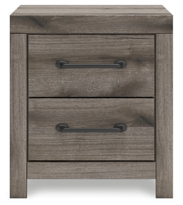 Graystorm Brown Gray Two Drawer Nightstand