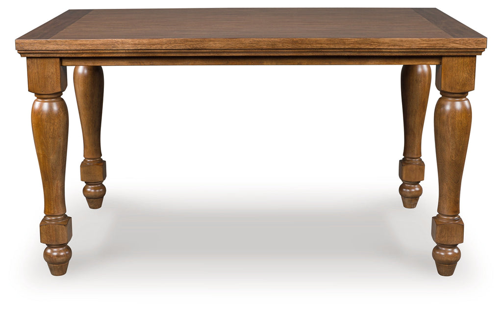 Greddinton Black/Brown Counter Height Dining Table and 4 Barstools