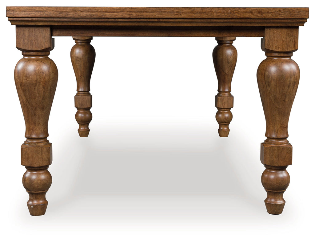 Greddinton Black/Brown Dining Table and 4 Chairs