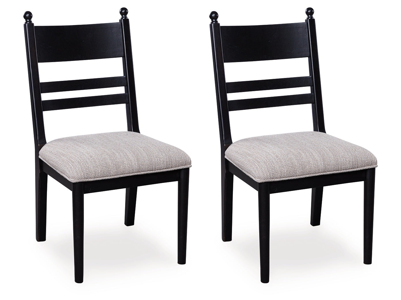 Greddinton Black Dining UPH Side Chair (Set of 2)