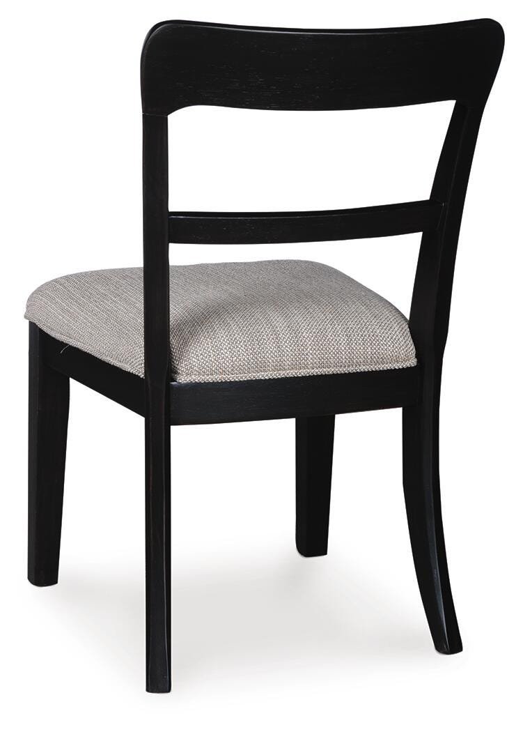Greddinton Black Dining Upholstered Side Chair (Set of 2)