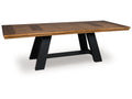 Greddinton Brown/Black Dining Extension Table
